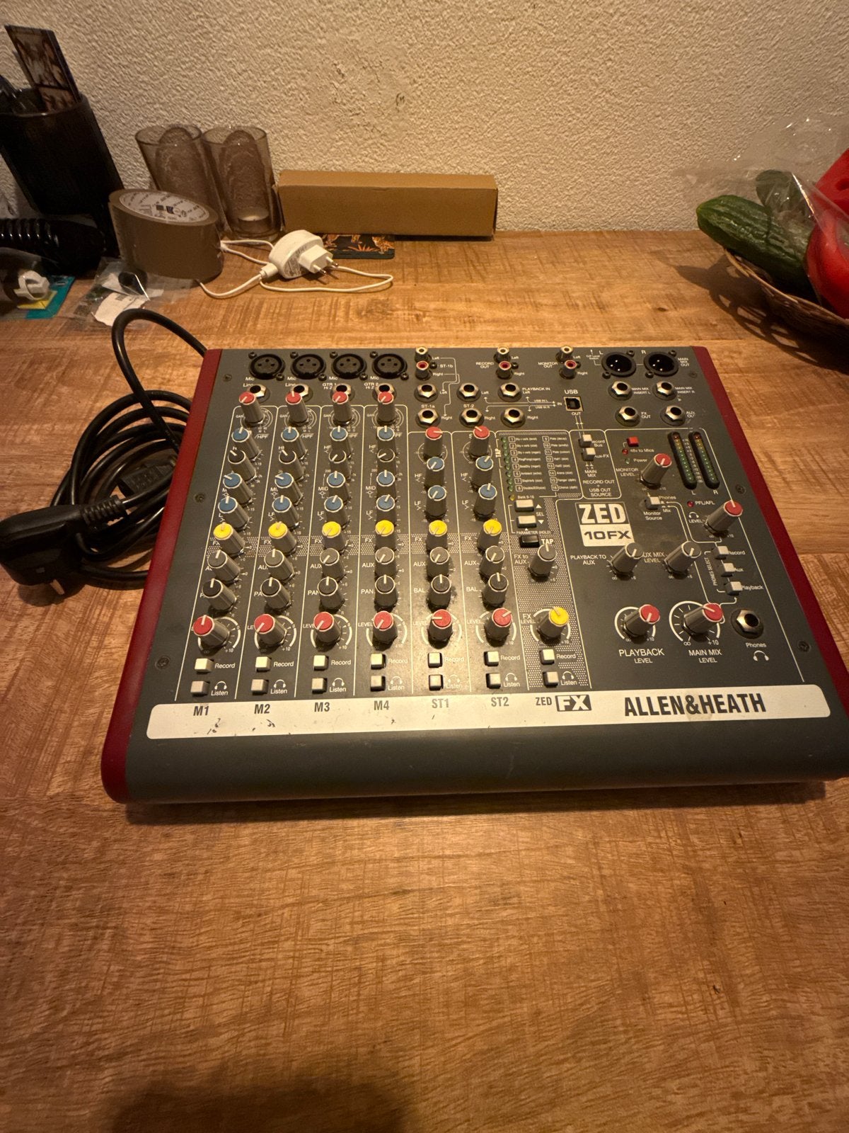 Allen & Heath ZED 10FX Mixer - Compacte mengtafel, Ophalen of Verzenden, Gebruikt, 5 tot 10 kanalen, Microfooningang