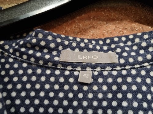 vest gestippeld blauw grijs erfo maat 42, Ophalen of Verzenden, 'T Olde Gre-j, Info@toldegrej.nl, Endepoelstraat 20f Didam