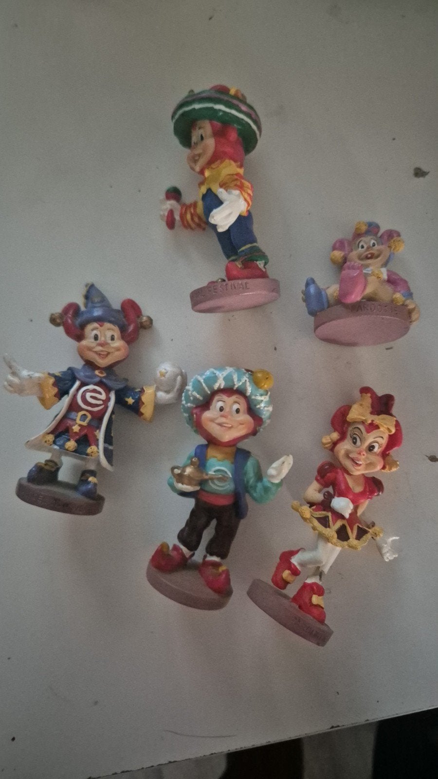 5 Efteling poppetjes - Sprookjesfiguren verzameling, Ophalen of Verzenden, Zo goed als nieuw, Beeldje of Poppetje