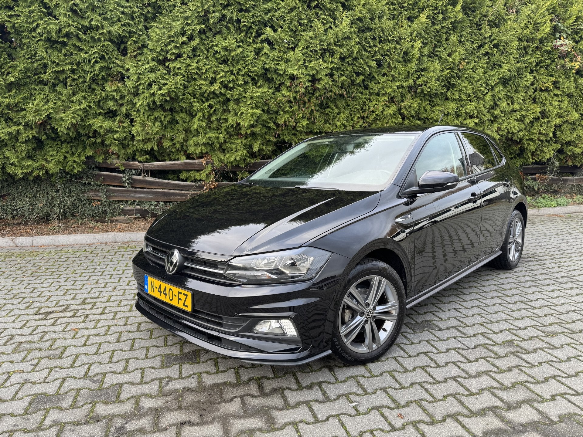 Volkswagen Polo 1.0 TSI DSG R-Line Edition Navi, Adapt. Crui, Stof, Gebruikt, 1096 kg, Origineel Nederlands