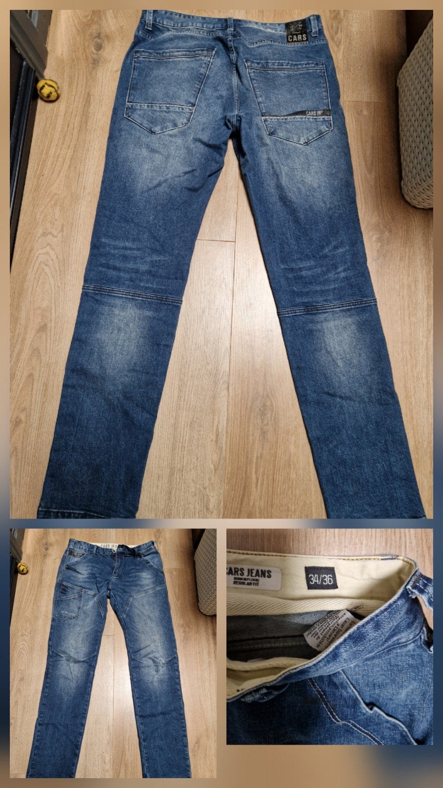 7 Cars Jeans broeken en 1 Jack&Jones  maten 33/36 & 34/36, Cars Jeans, Blauw, Overige jeansmaten, Ophalen of Verzenden