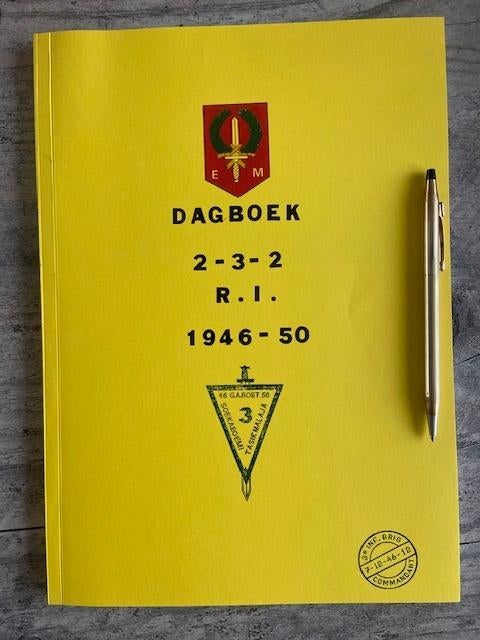Dagboek 2-3-2 R.I. 1946-50, Onbekend, 19e eeuw, Ophalen of Verzenden, Zo goed als nieuw