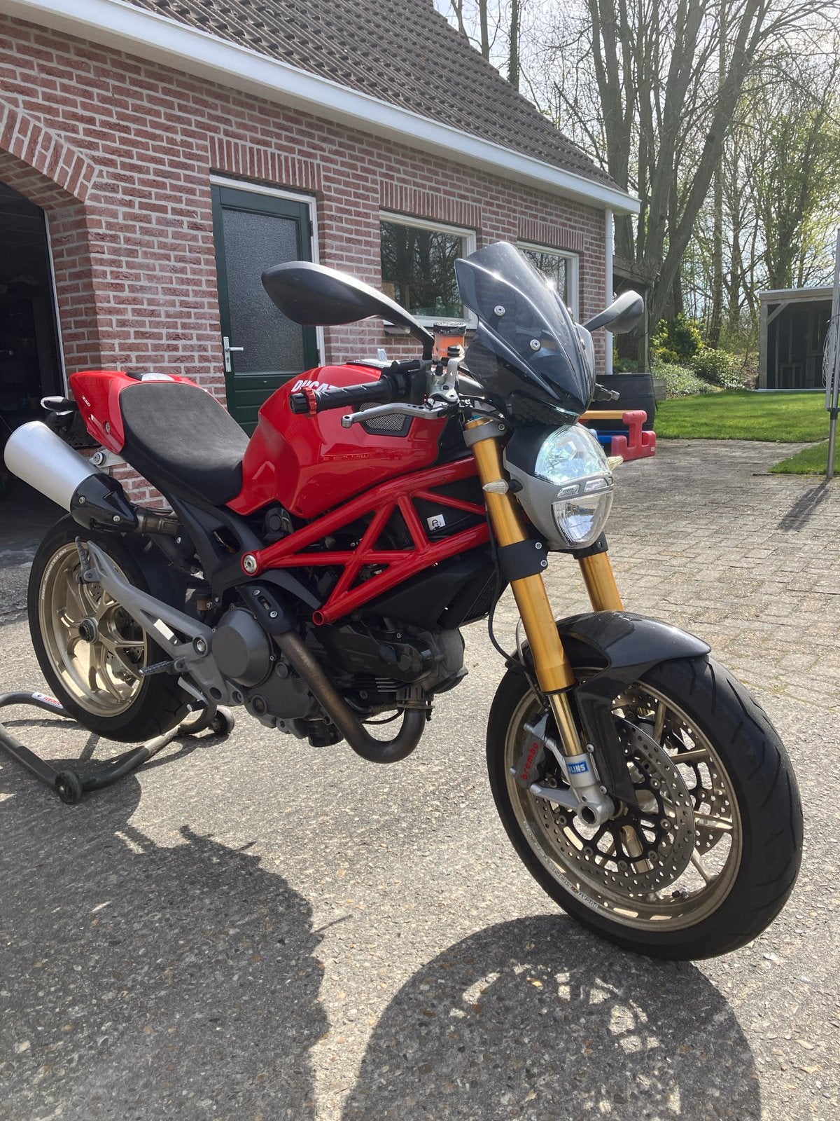 Ducati Monster Windscherm met Bevestiging, Ophalen of Verzenden, Gebruikt