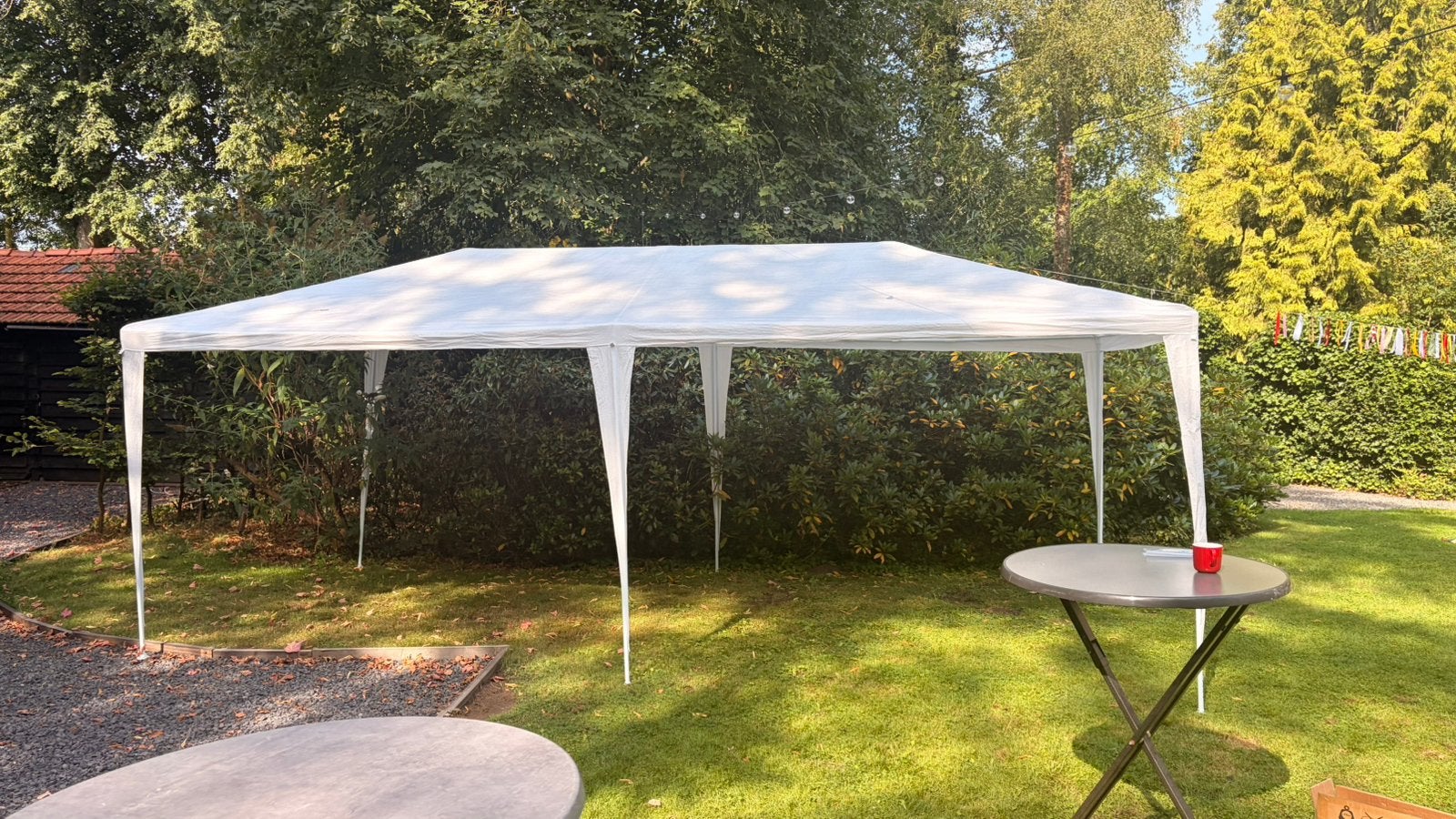 Partytent 6x3, Tuin en Terras, Partytenten, Ophalen, Partytent, 2 meter of meer, Zo goed als nieuw
