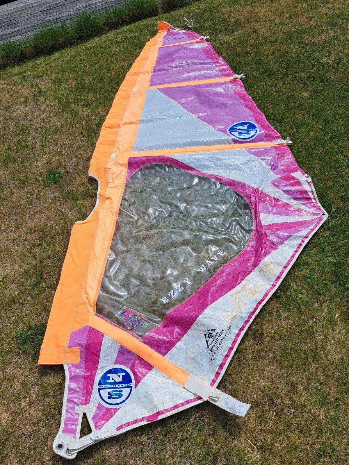 Windsurfzeil, Ophalen, 3.5 tot 5 m², Zo goed als nieuw, North Sails