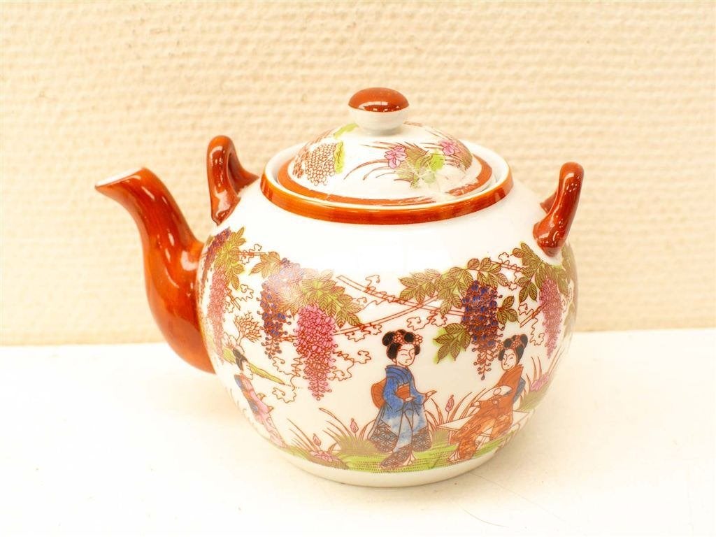 16 delig porseleinen thee servies 33963, Gebruikt, Ophalen of Verzenden, Bord(en), Overige stijlen