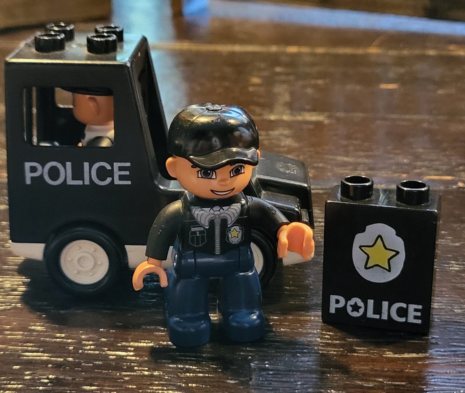 Lego duplo Police set zwart, Ophalen of Verzenden