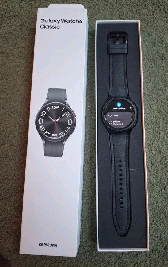 Samsung Galaxy Watch6 Classic, Gebruikt, Zwart, Ophalen of Verzenden, Samsung