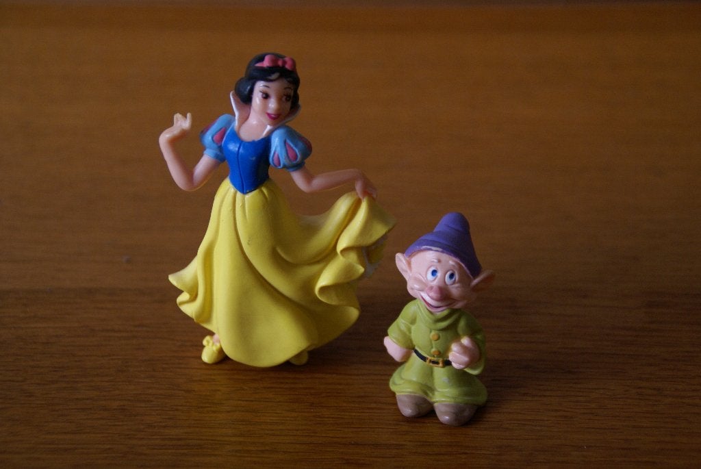 Sneeuwwitje en Dopey, Bully, Bullyland, Walt Disney, Ophalen of Verzenden, Gebruikt