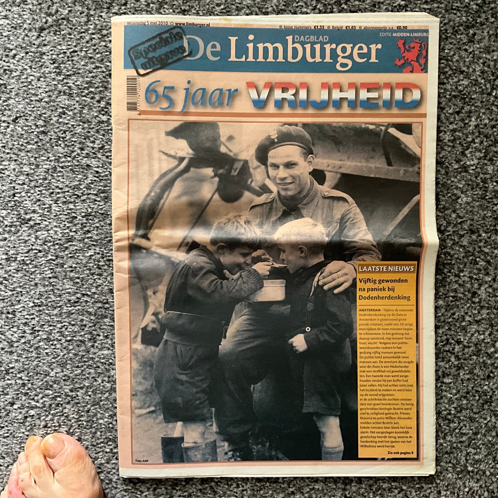 65 JAAR BEVRIJDING VAN LIMBURG, Ophalen of Verzenden, Gelezen