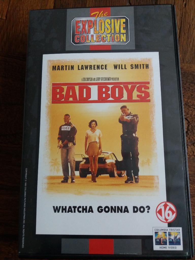 Video VHS Film Bad Boys ( Jola ), Vanaf 16 jaar, Verzenden, Zo goed als nieuw, Actie en Avontuur