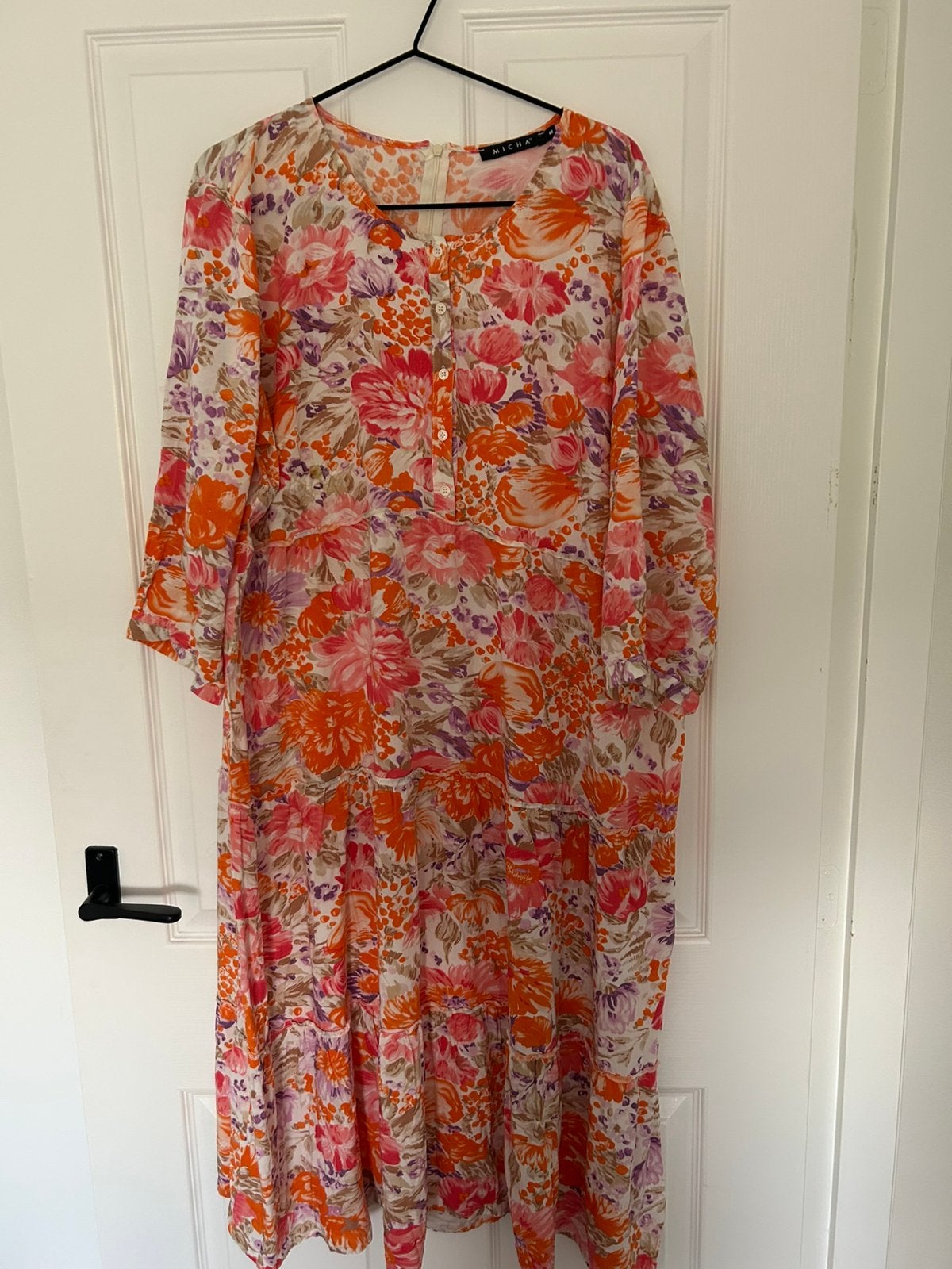 TE KOOP, VROLIJKE  MICHA ZOMERJURK MT 48, Ophalen, Zo goed als nieuw, Jurk