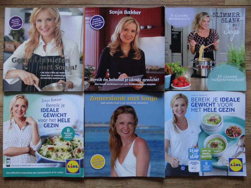 9 boeken Sonja Bakker., Boeken, Ophalen of Verzenden, Zo goed als nieuw