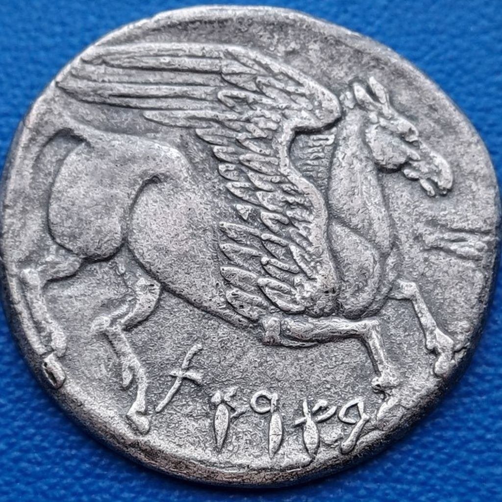 Penning BP - VIII Dekadrachme uit Karthago IIIe eeuw v.Chr., Verzenden, Overige materialen, Nederland