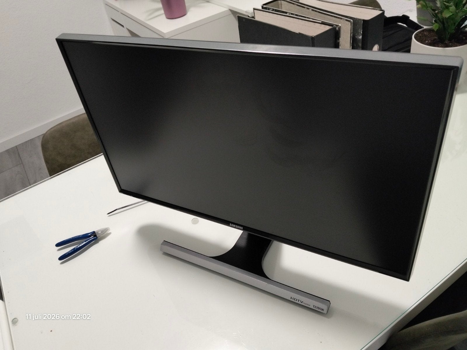 Samsung T27D590EW 27 inch Full HD TV Monitor, Audio, Tv en Foto, Televisies, 50 Hz, Ophalen of Verzenden, Samsung, Gebruikt