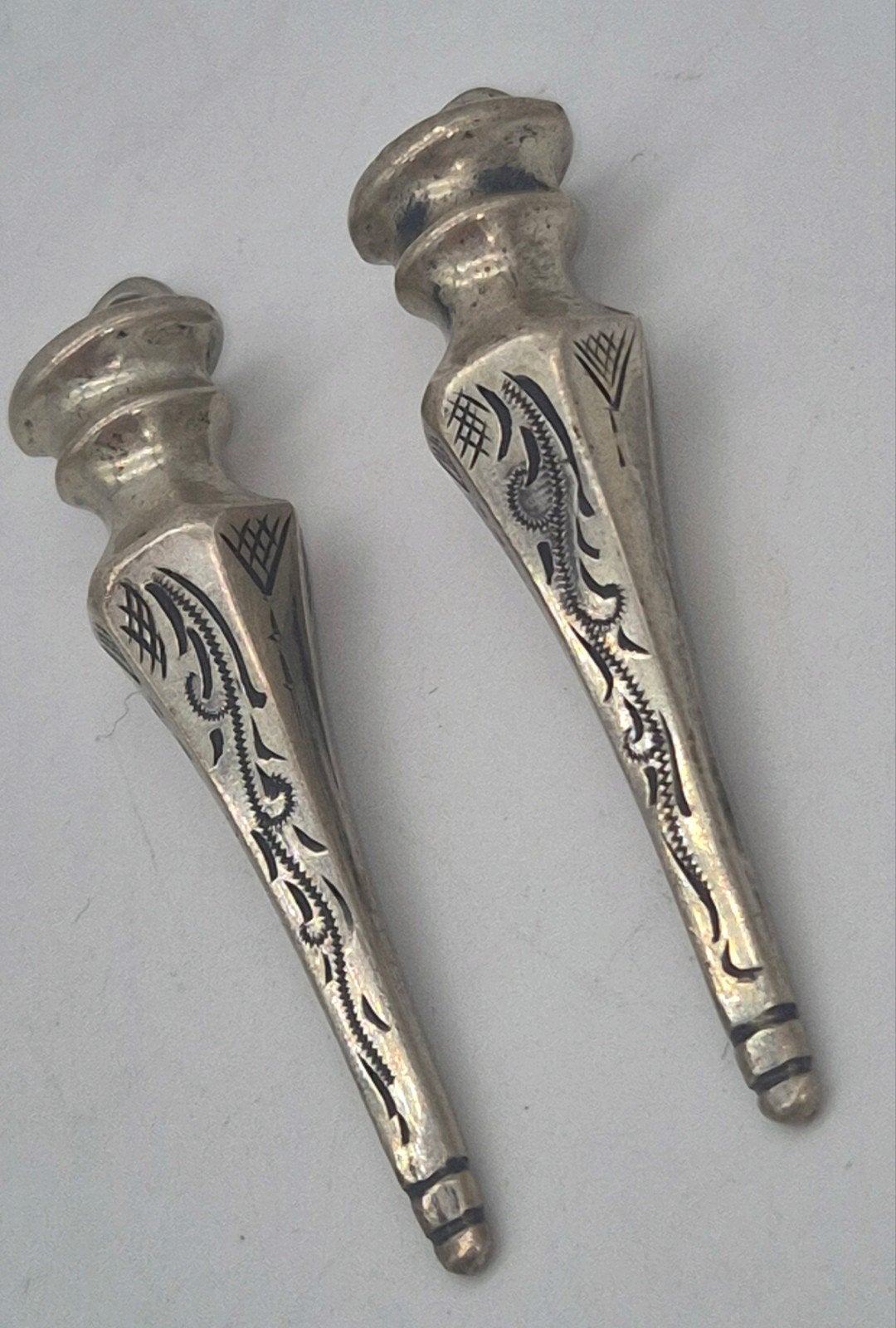 2 Oude Breipendoppen 835 Zilver, Verzenden, Zilver