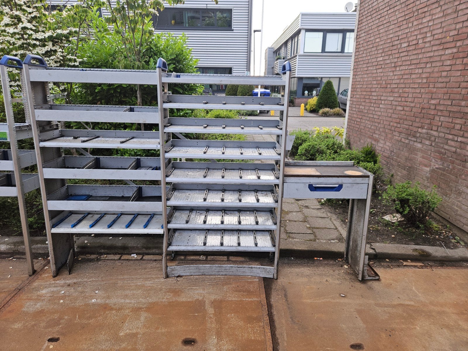 Tweedeling stelling materialen te koop, Doe-het-zelf en Verbouw, Steigers, Ophalen of Verzenden, Overige typen, Minder dan 2 meter