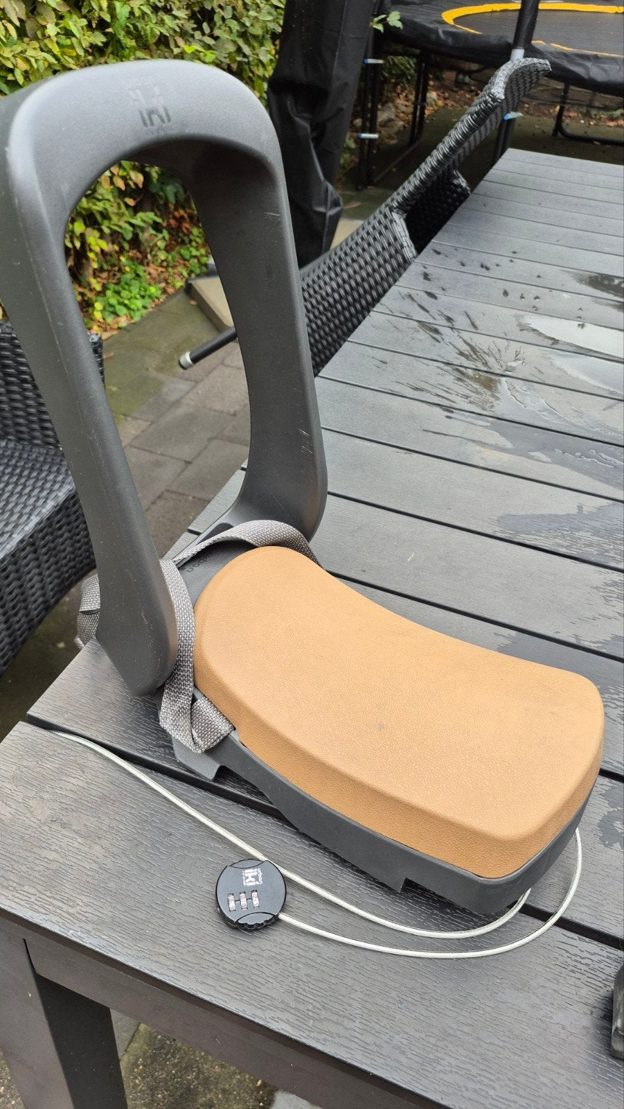 Urban Iki Junior fietszitje achter - Zwart/Bruin, Ophalen, Achterzitje, 9 t/m 18 kg, Urban Iki