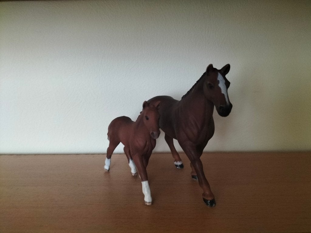 Schleich Hannoveraan familie, Ophalen of Verzenden, Zo goed als nieuw