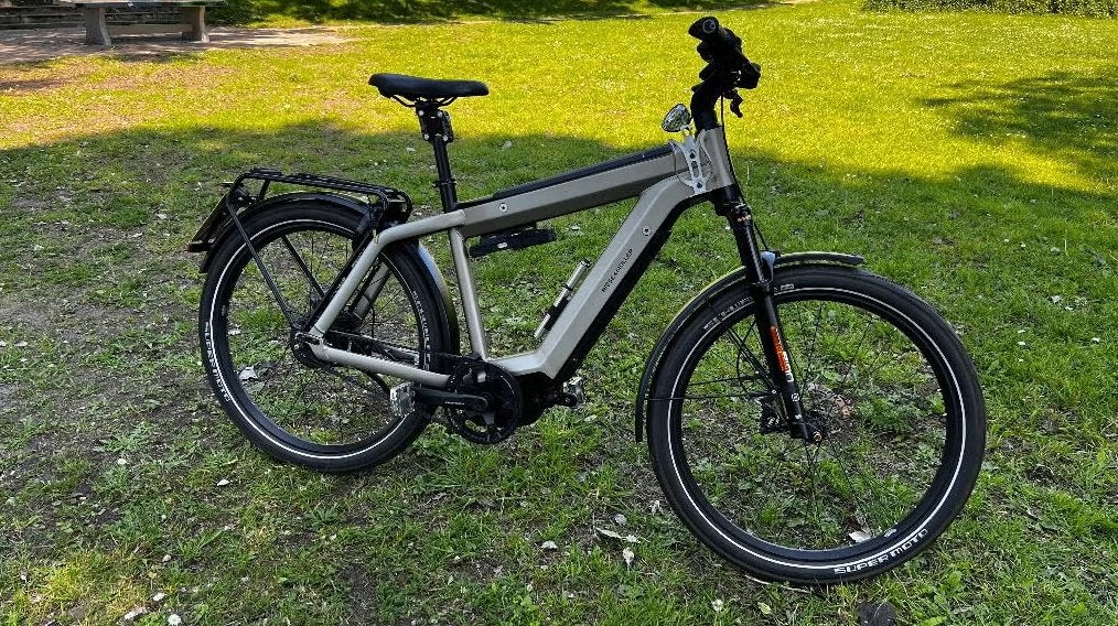 Riese & Muller Super Charger Speed pedelec Silver, Gebruikt, 50 km per accu of meer, 55 tot 59 cm, Ophalen