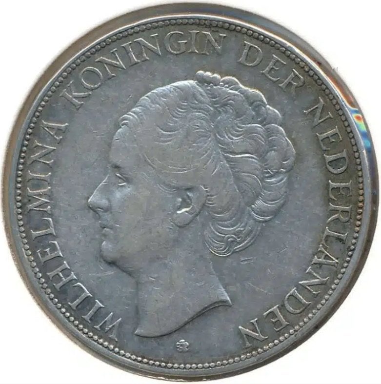 Nederland 2,5 gulden Wilhelmina 100 stuks, Ophalen of Verzenden, Zilver