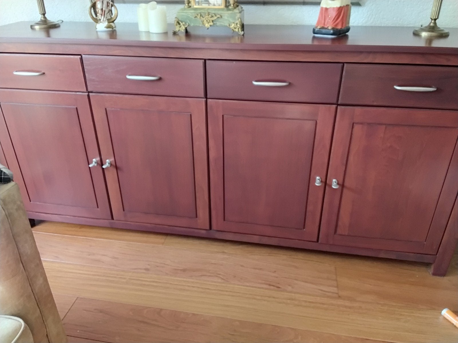 Handgemaakt dressoir, Ophalen of Verzenden, 25 tot 50 cm, 200 cm of meer