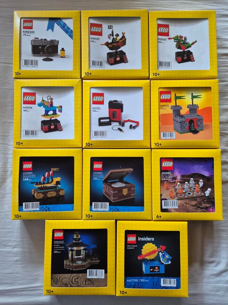 Lego vip insider sets allemaal nieuw sealed, Compleet, Lego, Nieuw, Ophalen of Verzenden