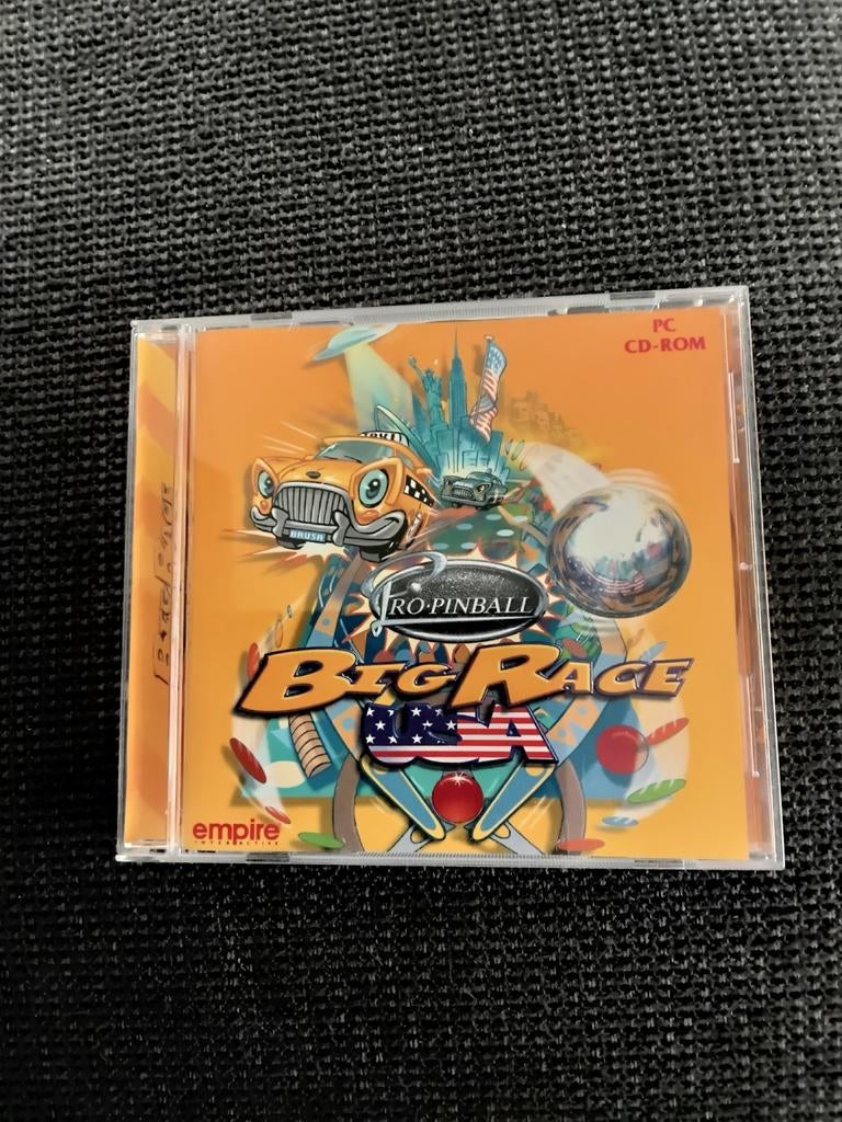 Pro Pinball Big Race USA PC CD-ROM - Zo goed als nieuw, 1 speler, Racen en Vliegen, Ophalen of Verzenden, Zo goed als nieuw