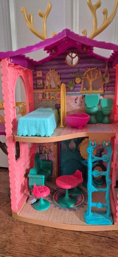 Enchantimals hertenhuis, Kinderen en Baby's, Speelgoed | Poppenhuizen, Ophalen, Gebruikt, Poppenhuis