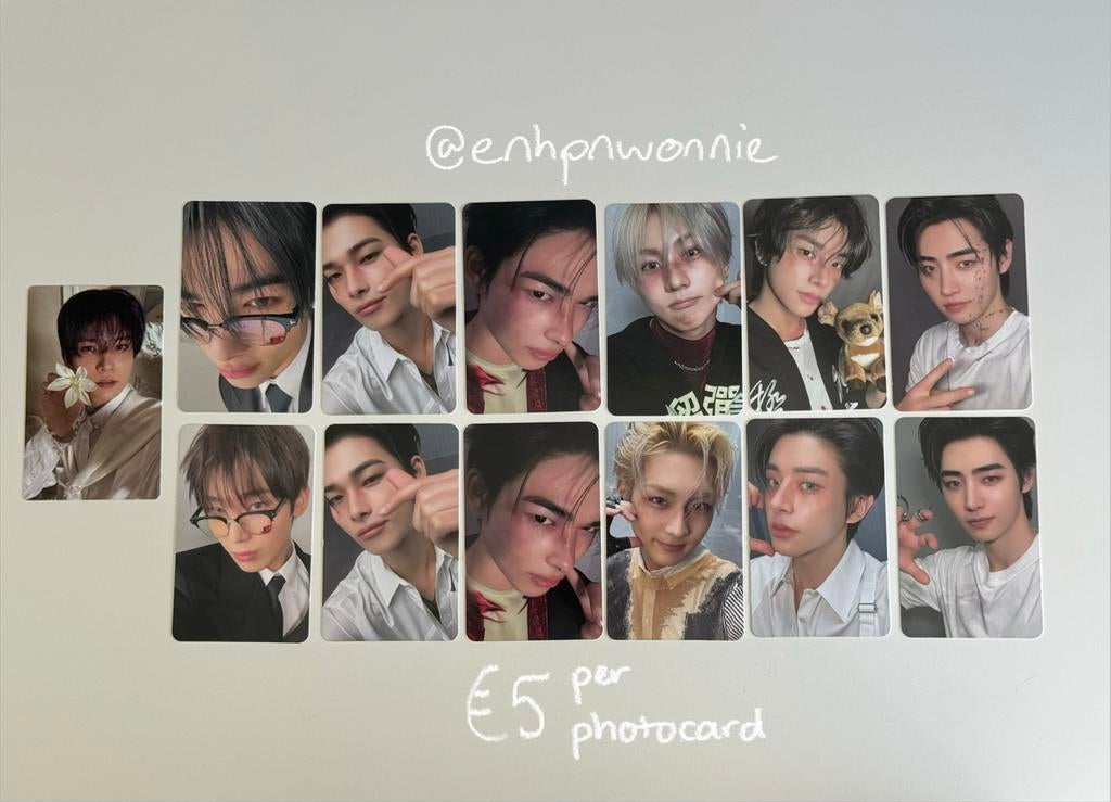 wts enhypen album photocards, Ophalen of Verzenden