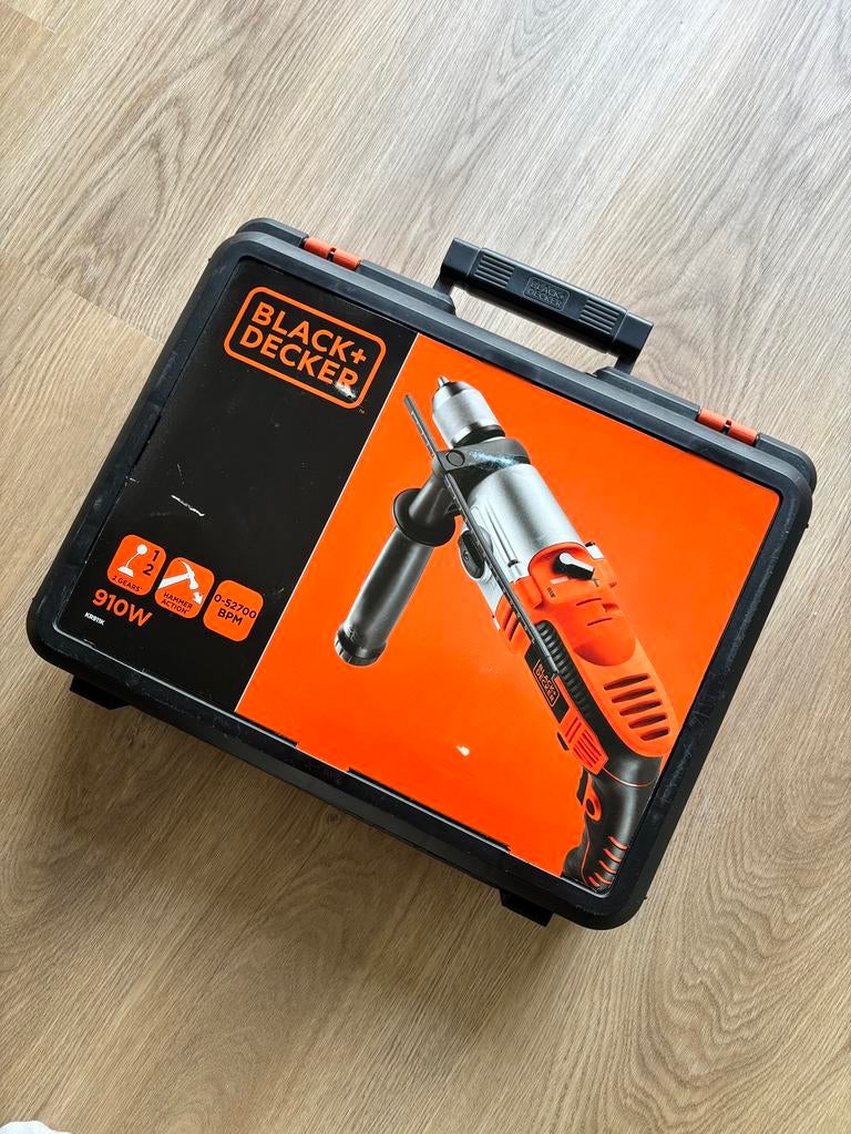 Black Decker boormachine, Doe-het-zelf en Verbouw, Gereedschap | Boormachines, Ophalen, Gebruikt, Boormachine