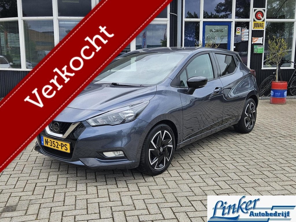 Nissan Micra 1.0 IG-T N-Design CARPLAY-RIJKLAAR-NL AUTO, Voorwielaandrijving, Euro 6, Handgeschakeld, 19 km/l