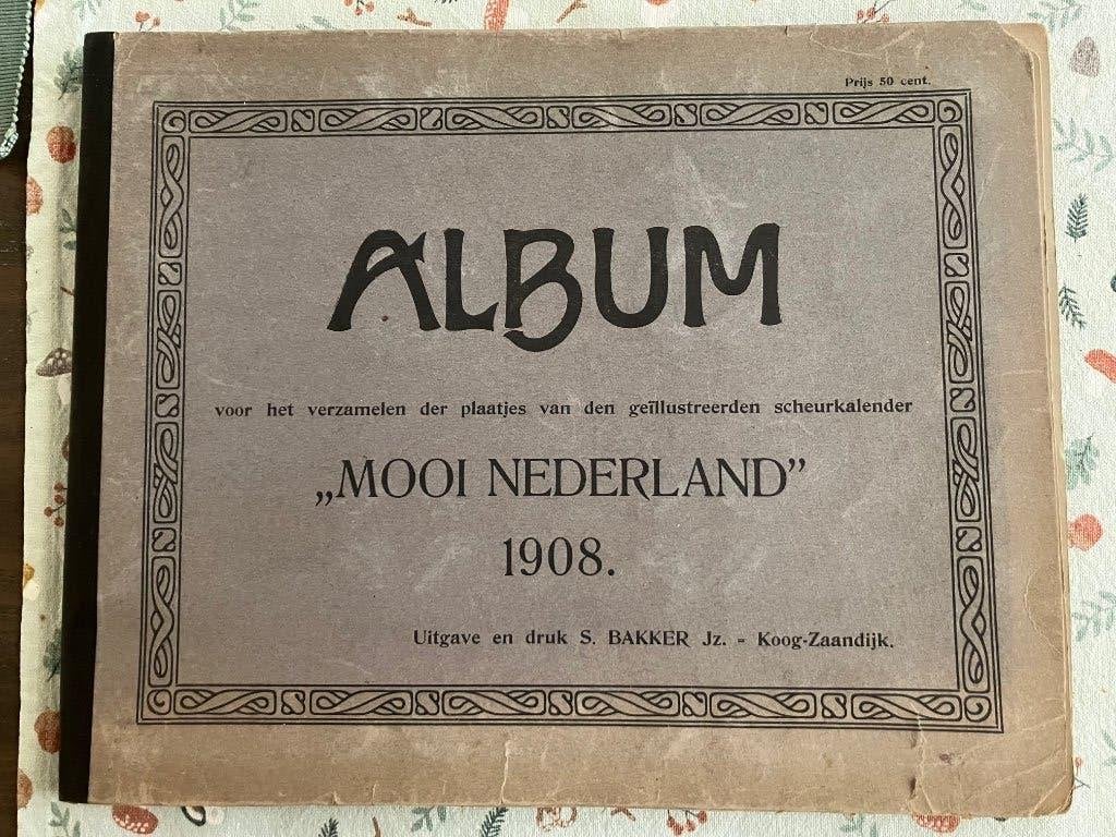 album met plaatjes dorpen/steden nederland, Ophalen of Verzenden, Voor 1920, Ongelopen, Drenthe