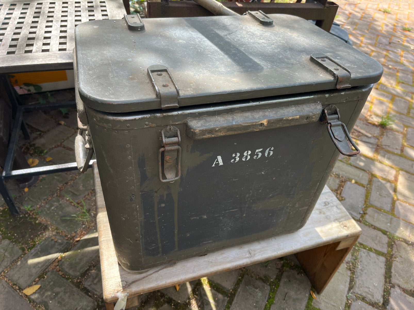 leger kist voedsel pod, Ophalen of Verzenden, Landmacht, Nederland, Kist of Geocache