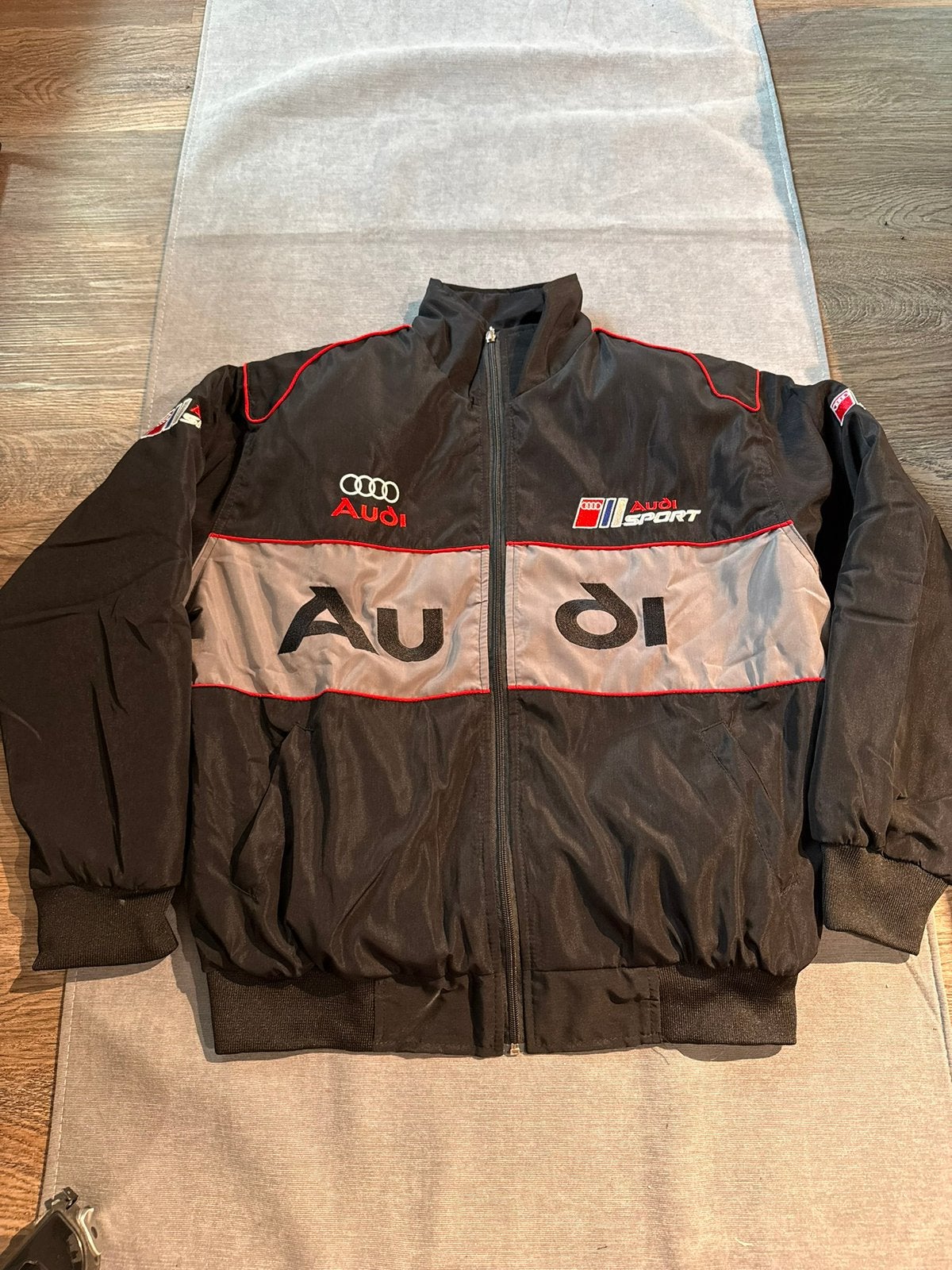 Audi Racing Jas (Maat M) Vintage, Ophalen of Verzenden, Nieuw, Maat 48/50 (M), Zwart