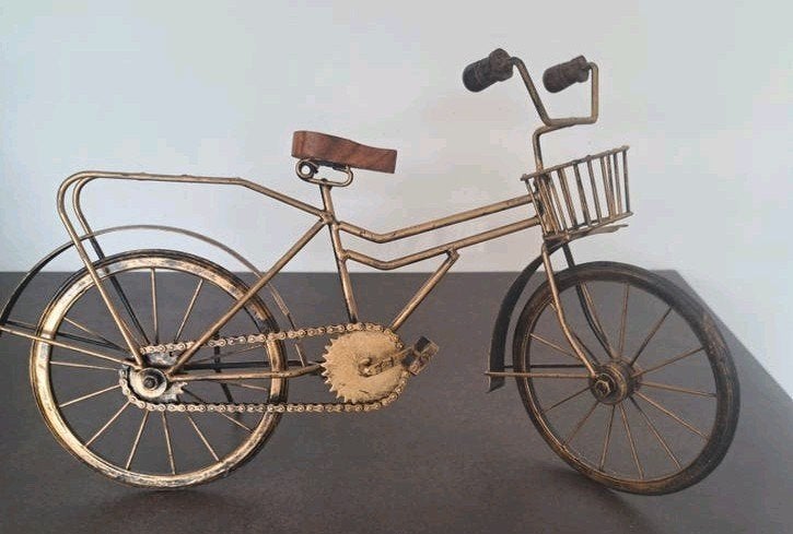 Handgemaakte fiets. 50cm breed. 30 cm hoog, Ophalen of Verzenden