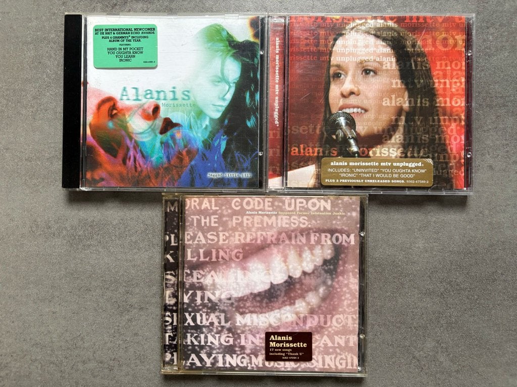 Alanis Morissette 4x‎- Jagged Little Pill, Unplugged, Suppos, Cd's en Dvd's, Ophalen of Verzenden, Zo goed als nieuw, Poprock
