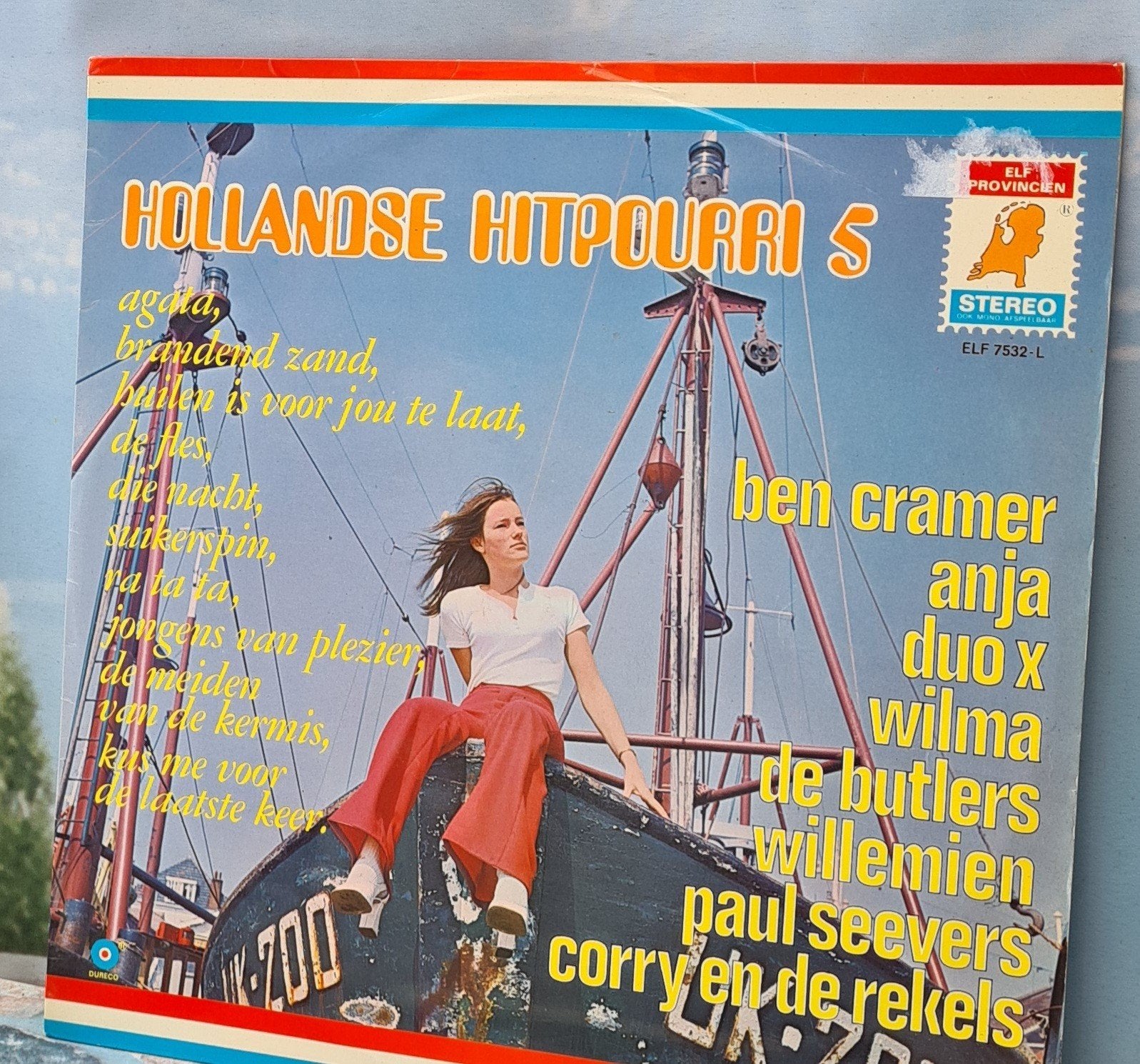 Zeer zeldzame LP: Hollandse Hitpourri 5, LP, Gebruikt, Pop, Originele persing