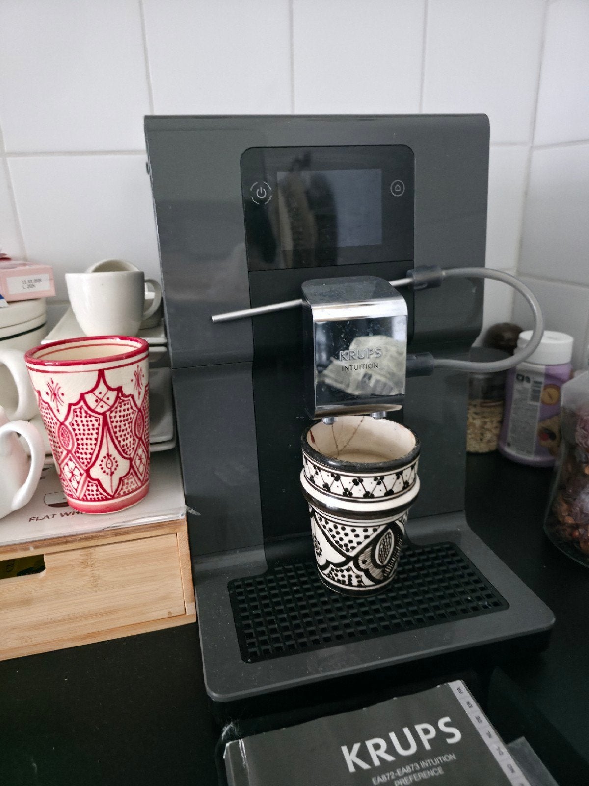 Krups Intuition Espressomachine, Ophalen
