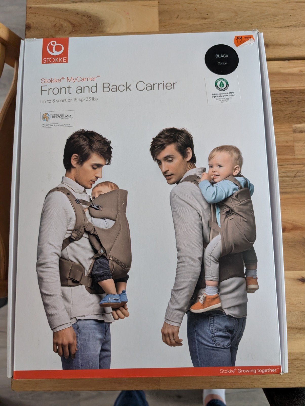 Stokke MyCarrier Draagzak - Zwart (9-18 maanden), Ophalen