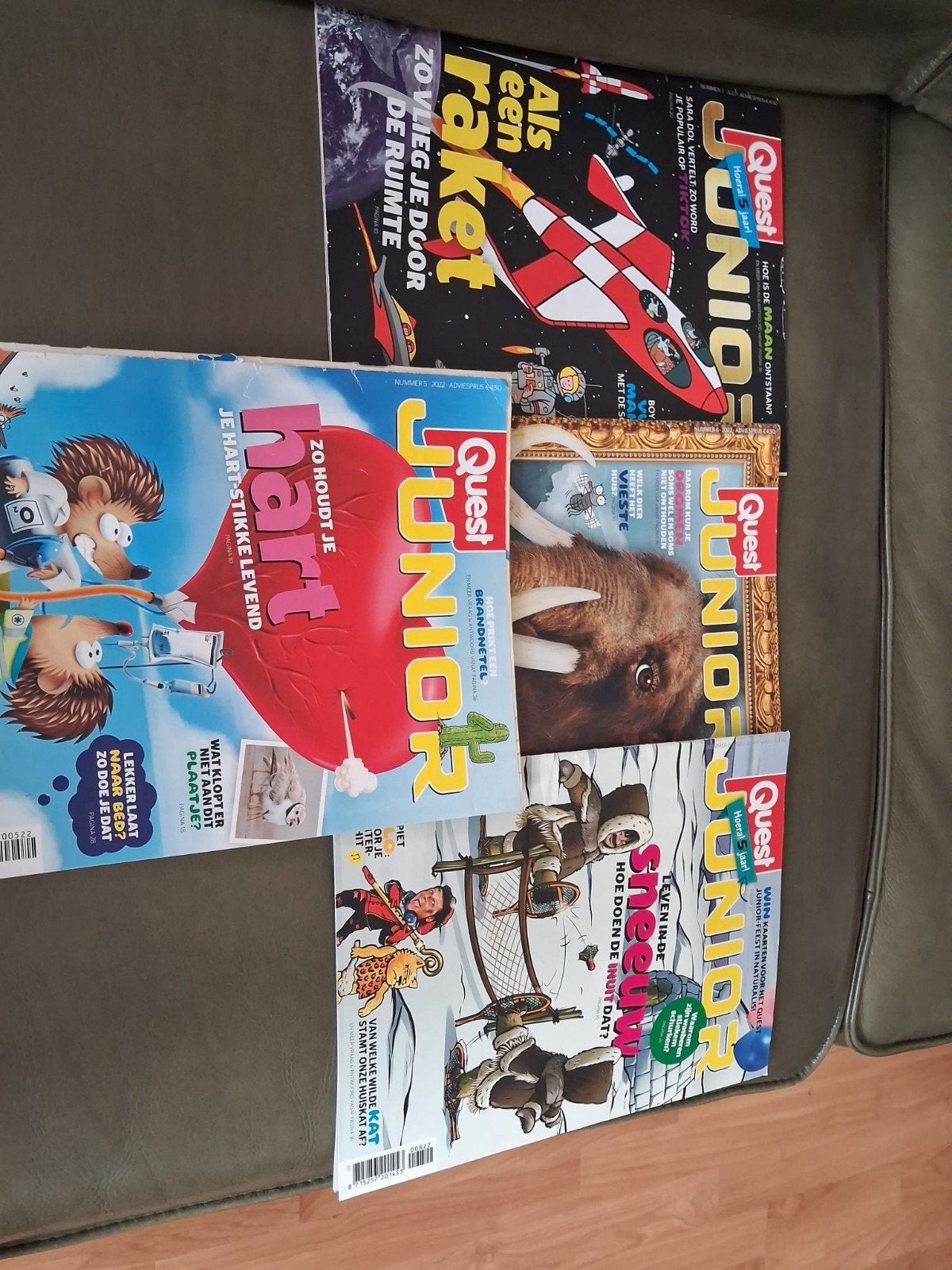 Quest Junior 2022 - 4 tijdschriften, Boeken, Ophalen of Verzenden, Gelezen, Wetenschap en Natuur