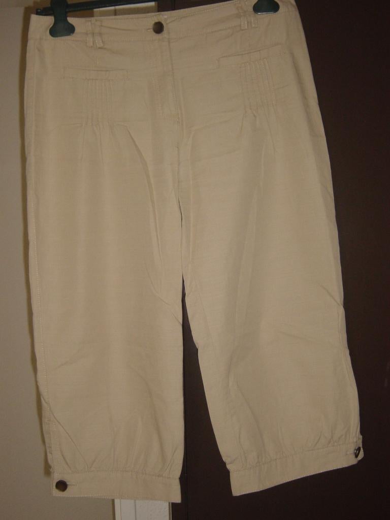 Broek maat 40 Miss Etam 7/8 model Miss Etam Beige, Maat 38/40 (M), Beige, Ophalen of Verzenden, Zo goed als nieuw