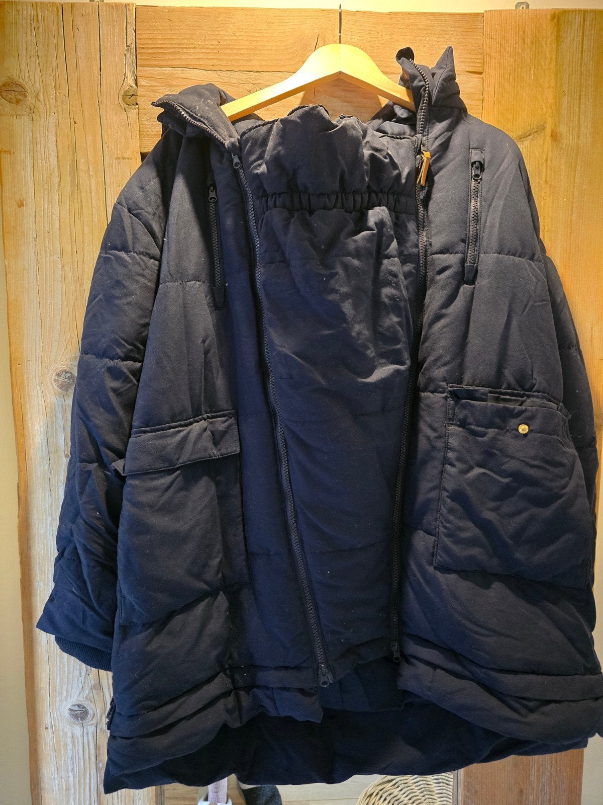 Winterjas zwangerschap en draagjas Maat 38, Kleding | Dames, Maat 38/40 (M), Blauw, BPC Bonprix Collection, Ophalen of Verzenden