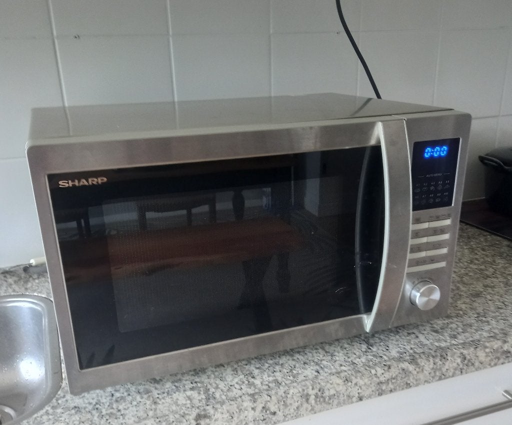 Combi magnetron Sharp 1500 W, Ophalen, Combimagnetron, Gebruikt, Draaiplateau