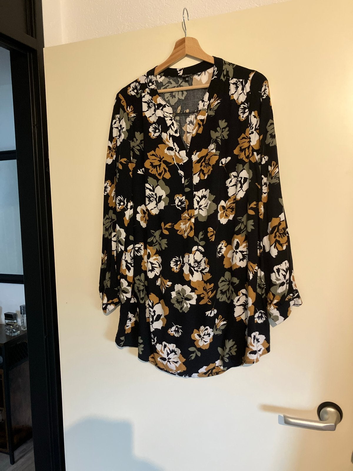 MS Mode Viscose Blouse Maat 44, Ophalen of Verzenden, Zo goed als nieuw, Maat 42/44 (L), Meerkleurig