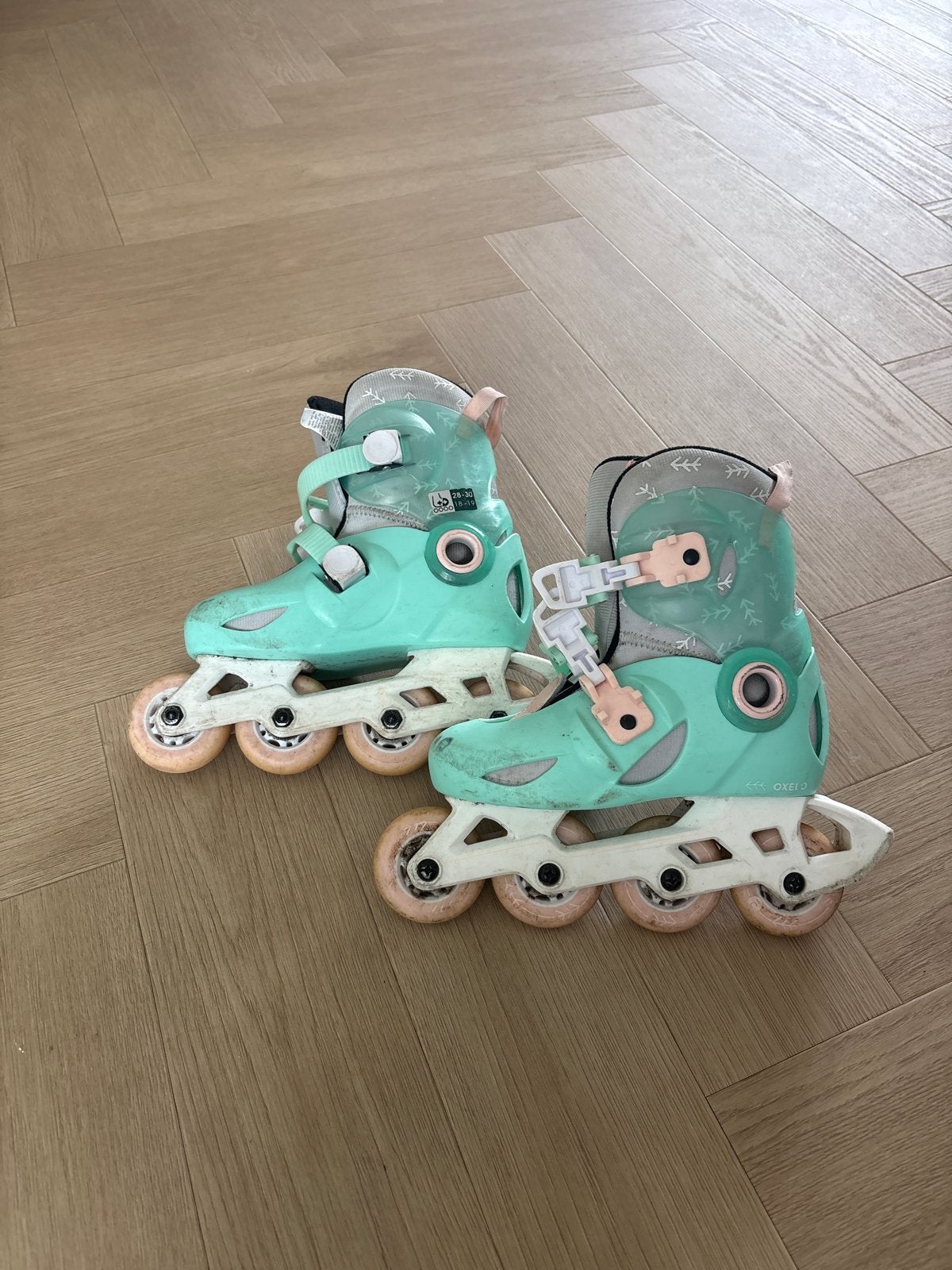 Verstelbare inline skates voor kinderen - Oxelo maat 28/30, Sport en Fitness, Kinderen, Inline skates 4 wielen, Ophalen, Overige merken