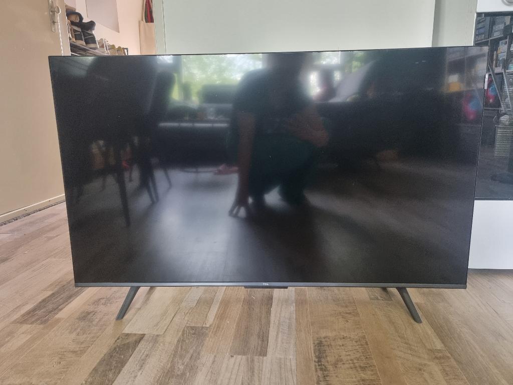 TCL 43C655 QLED 4k Google Tv, QLED, 50 Hz, Zo goed als nieuw, 100 cm of meer