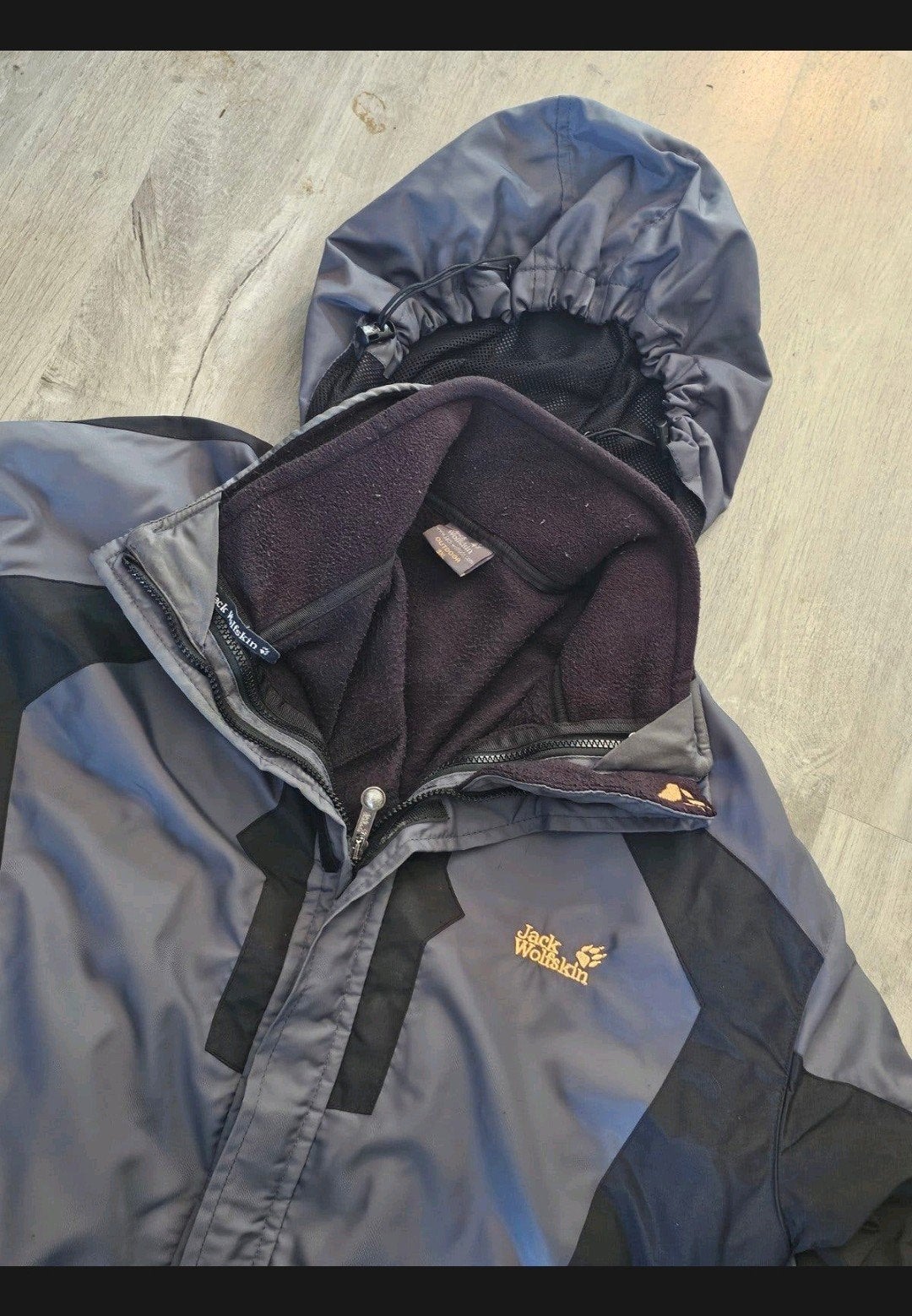 Jack Wolfskin outdoor jas 3XL uitritsbare fleece, Kleding | Heren, Zwart, Overige maten, Ophalen of Verzenden, Zo goed als nieuw