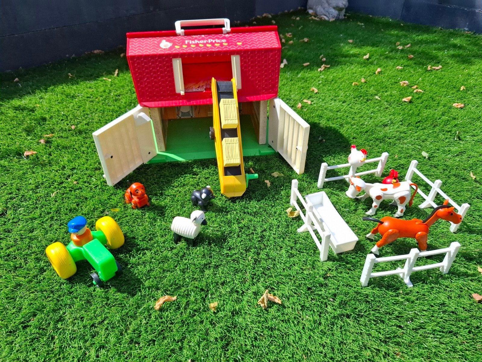 Fisher-Price Boerderij Speelset met Dieren en Tractor, Ophalen, Gebruikt, Speelset