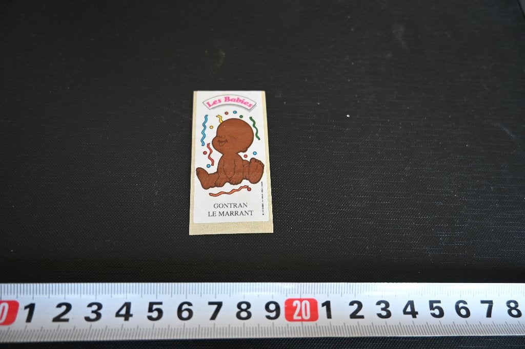 sticker kauwgom chewing gum strip les babies gontran le marr, Ophalen of Verzenden, Zo goed als nieuw